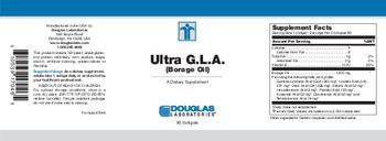 Douglas Laboratories Ultra G.L.A. (Borage Oil) - supplement