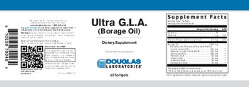Douglas Laboratories Ultra G.L.A. - supplement