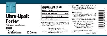 Douglas Laboratories Ultra-Lipoic Forte - supplement