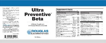 Douglas Laboratories Ultra Preventie Beta - supplement with natural mixed carotenoids