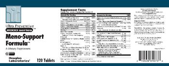 Douglas Laboratories Ultra Preventive 2000 Series Meno-Support Formula - supplement