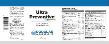 Douglas Laboratories Ultra Preventive EZ Easy Swallow Multivitamin - a low allergenicity supplement