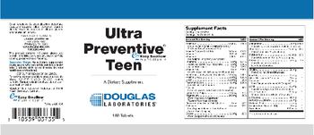 Douglas Laboratories Ultra Preventive EZ Easy Swallow Multivitamin Teen - supplement