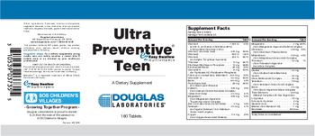 Douglas Laboratories Ultra Preventive EZ Easy Swallow Multivitamin Teen - supplement