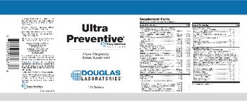 Douglas Laboratories Ultra Preventive EZ - a low allergenicity supplement