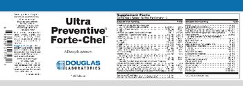 Douglas Laboratories Ultra Preventive Forte-Chel - supplement