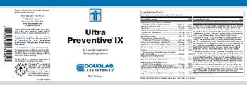 Douglas Laboratories Ultra Preventive IX - a low allergenicity supplement
