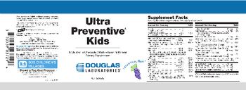 Douglas Laboratories Ultra Preventive Kids Natural Grape Flavor! - supplement
