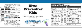 Douglas Laboratories Ultra Preventive Kids Natural Grape Flavor! - a childrens chewable multivitamin mineral supplement