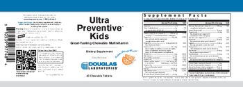 Douglas Laboratories Ultra Preventive Kids Natural Orange Flavor! - supplement