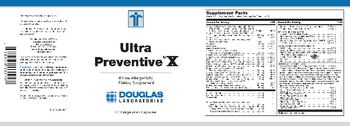 Douglas Laboratories Ultra Preventive X - a low allergenicity supplement