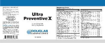Douglas Laboratories Ultra Preventive X - a low allergenicity supplement