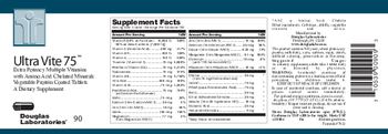 Douglas Laboratories Ultra Vite 75 - supplement