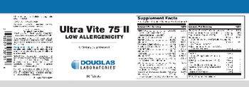 Douglas Laboratories Ultra Vite 75 II - supplement