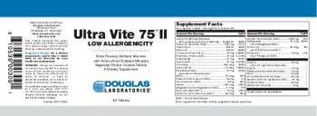 Douglas Laboratories Ultra Vite 75 II - supplement