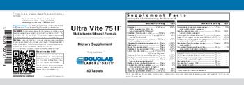 Douglas Laboratories Ultra Vite 75 II - supplement