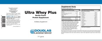 Douglas Laboratories Ultra Whey Plus Vanilla Flavor - supplement