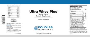 Douglas Laboratories Ultra Whey Plus Vanilla Flavor - supplement