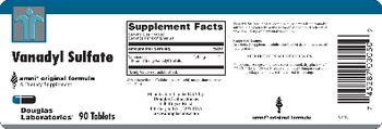 Douglas Laboratories Vanadyl Sulfate - supplement
