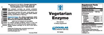 Douglas Laboratories Vegetarian Enzyme - supplement