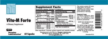 Douglas Laboratories Vita-M Forte - supplement
