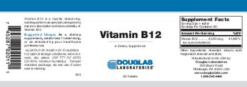Douglas Laboratories Vitamin B12 - supplement