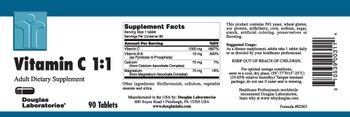 Douglas Laboratories Vitamin C 1:1 - adult supplement