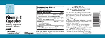 Douglas Laboratories Vitamin C Capsules - supplement