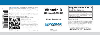 Douglas Laboratories Vitamin D 125 mcg (5,000 IU) - supplement