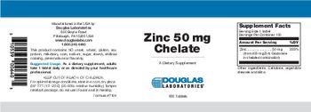Douglas Laboratories Zinc 50 mg Chelate - supplement