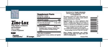 Douglas Laboratories Zinc-Loz With Vitamin C, Echinacea And Eucalyptus - supplement