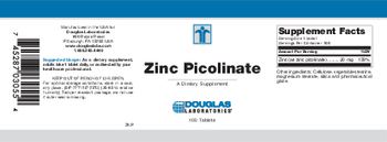 Douglas Laboratories Zinc Picolinate - supplement