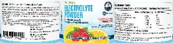 Dr. Berg Nutritionals Dr. Berg's Electrolyte Powder Raspberry & Lemon Natural Flavor - supplement