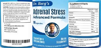 Dr. Berg's Adrenal Stress Advanced Formula - supplement
