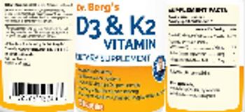 Dr. Berg's D3 & K2 Vitamin - supplement