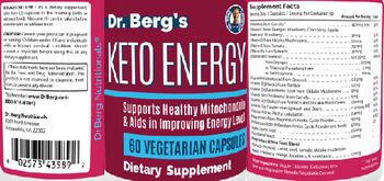 Dr. Berg's Keto Energy - supplement