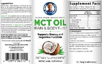 Dr. Berg's Nutritionals MCT Oil - supplement