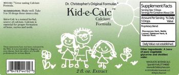 Dr. Christopher's Original Formulas Kid-e-Calc - 