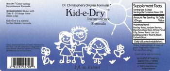 Dr. Christopher's Original Formulas Kid-e-Dry - 