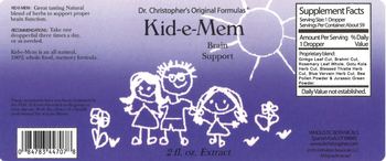 Dr. Christopher's Original Formulas Kid-e-Mem - 