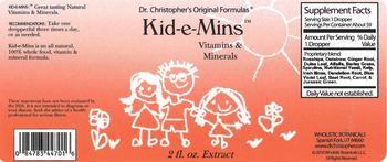 Dr. Christopher's Original Formulas Kid-e-Mins - 