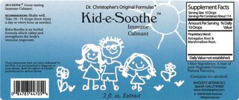 Dr. Christopher's Original Formulas Kid-e-Soothe - 