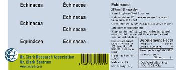 Dr. Clark Research Association Dr. Clark Zentrum Echinacea 275 mg - supplementfood supplement