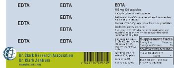 Dr. Clark Research Association Dr. Clark Zentrum EDTA 450 mg - supplementfood supplement