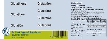 Dr. Clark Research Association Dr. Clark Zentrum Glutathione 500 mg - supplementfood supplement