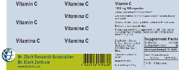 Dr. Clark Research Association Dr. Clark Zentrum Vitamin C 1000 mg - supplementfood supplement