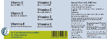Dr. Clark Research Association Dr. Clark Zentrum Vitamin E 400 IU (267 mg TE) - supplementfood supplement