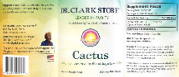 Dr. Clark Store Cactus 500 mg - supplement