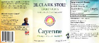 Dr. Clark Store Cayenne 450 mg - supplement