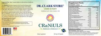 Dr. Clark Store CRaNiULS 520 mg - supplement